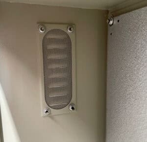 Steel Commercial Irrigation Controller Enclosure (Beige) (IP64) Inside