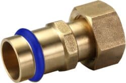Brass Press Fit Swivel Nut Adaptors image