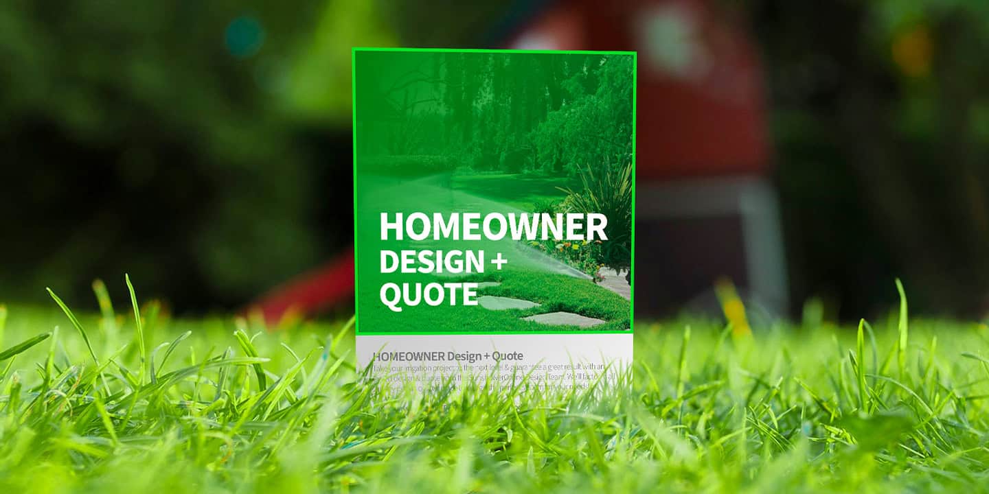 Irrigation Design, and Quoting for Homeowners at SunshowerOnline