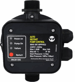 White Auto Restart Pump Controller image