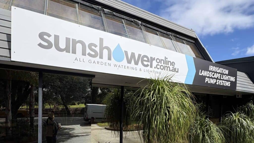 Signage at Sunshower Cheltenham