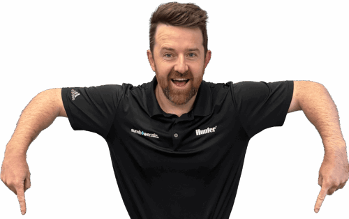 Ryan from SunshowerOnline Pointing Down