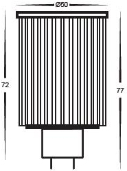 Havit 10W Globe Dimensions